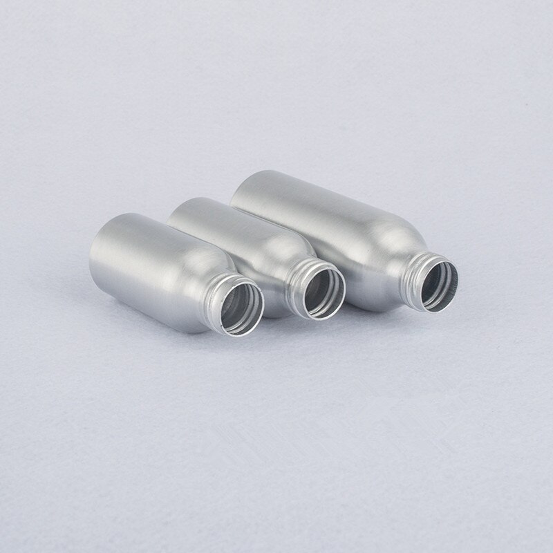 40-250 ml botella de aluminio, botella de Metal para cosméticos, botella especial para automóviles limpiador