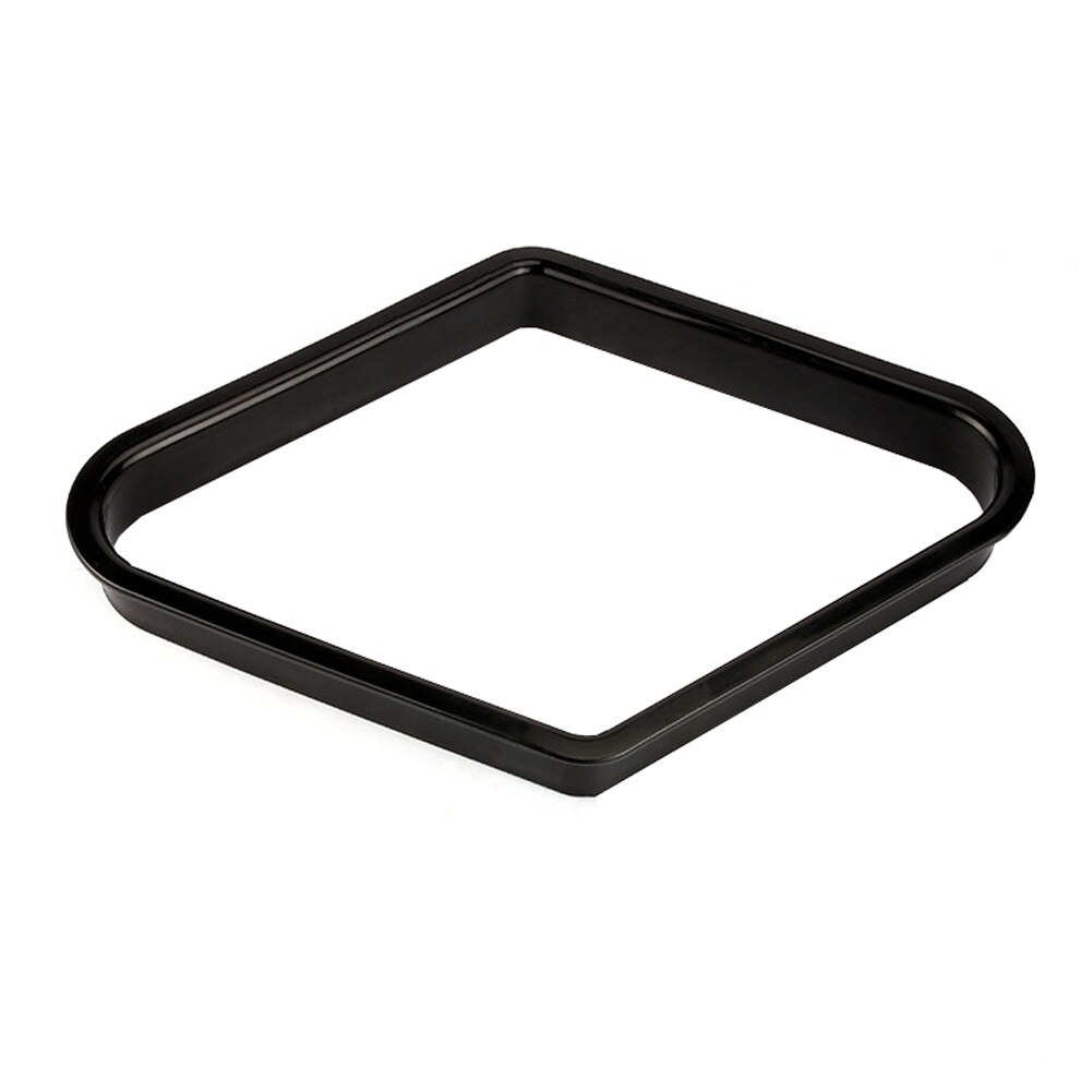 9 boules billard Triangle supports sport Durable lisse pratique résistant à l'usure plastique noir accessoire Table de billard