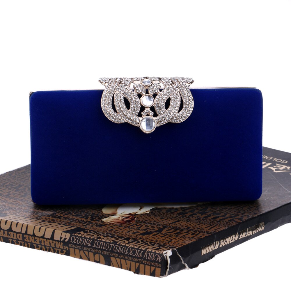 Neue Abend Kupplung Taschen Diamanten Abend Tasche Mit Kette Schulter Tasche frauen Handtaschen Geldbörsen Abend Tasche Für Hochzeit Party: Blau