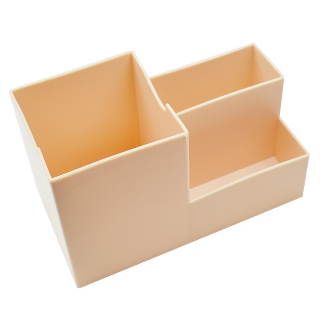 Kantoor school bureau pennenhouder opbergdoos met hoge capaciteit pennenkoker bureau schrijfwaren organizer schrijfwaren 15*10*7.5 cm: Roze