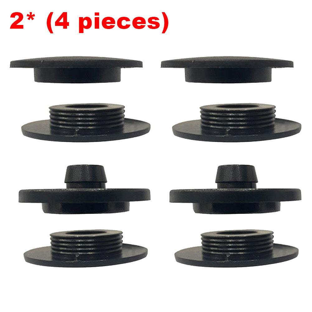 Juego de 2 agarres de fijación antideslizantes para alfombrilla de coche, Clips fijos de doble capa, abrazaderas de fijación, fijador de hebilla, accesorios interiores: Default Title