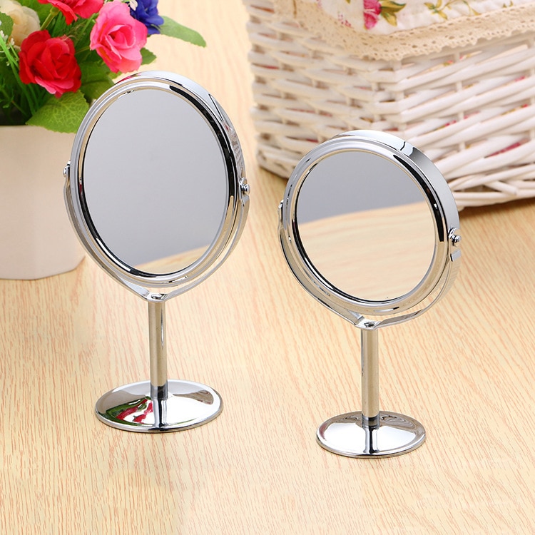 Clear Beauty Makeup Cosmetic Double-Sided Normal Makeup Mirror Stand Magnifier Mirror oval/Round Shape Mirror