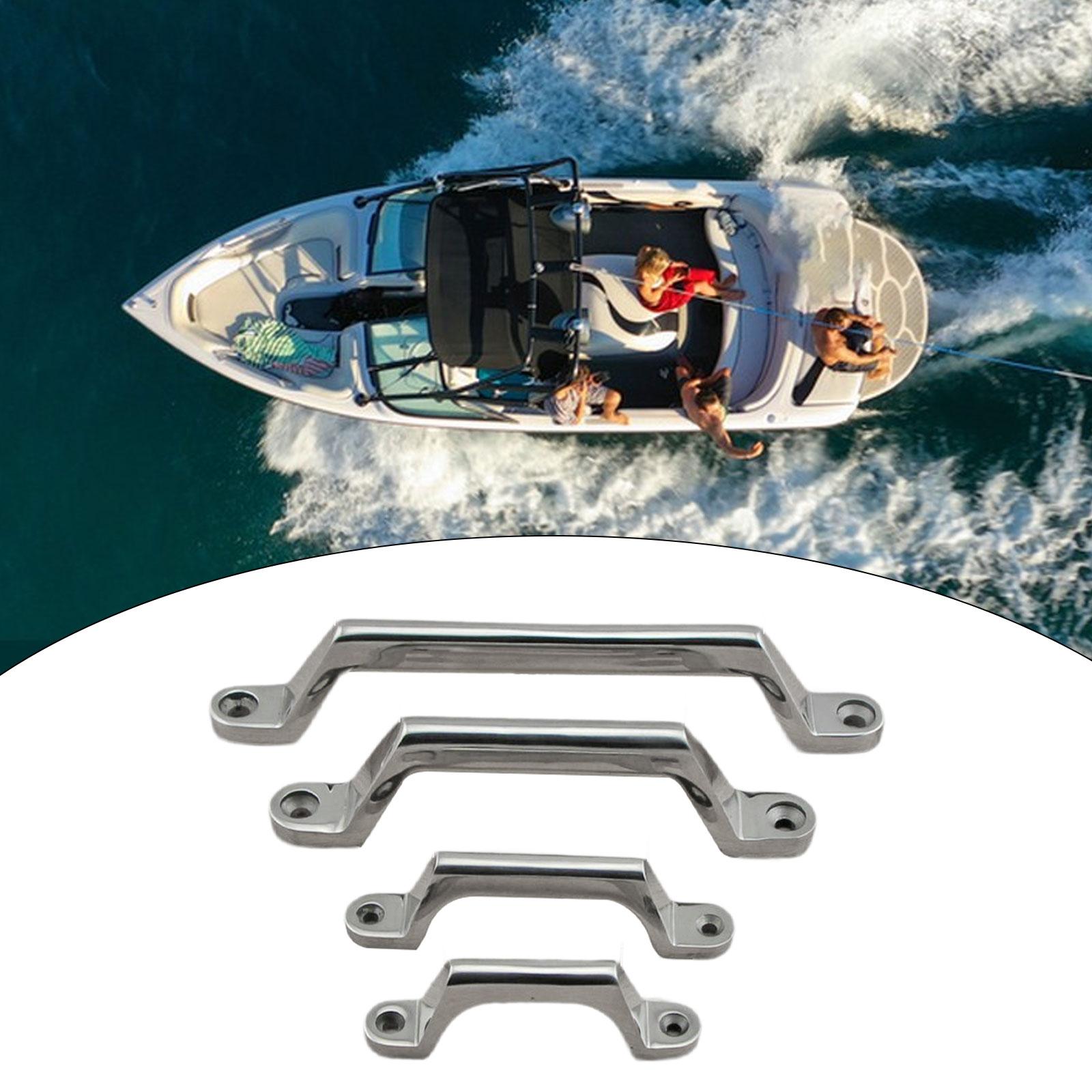 Boat Grab Handle Heavy Duty Easy to Install Boat Handrail Marine Hand Rail Grab for Bathroom Trailers Motorhome Campers RV