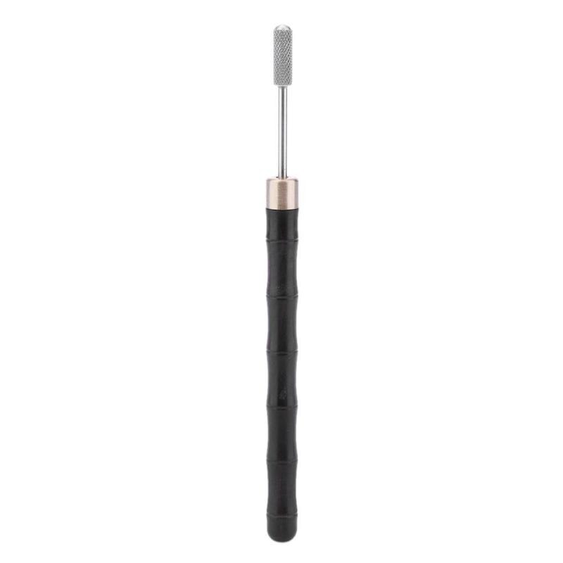 DIY Brass Oil Painting Pen Head Leather Edge Oil Pen Top Edge Dye Pen Applicator Speedy Edge Paint Roller Tool For Leather Craft: Black