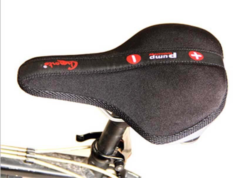 Fahrrad Aufblasbare Sattel Pumpe Komfortable Silikon MTB Kissen Weiche Adjustabe