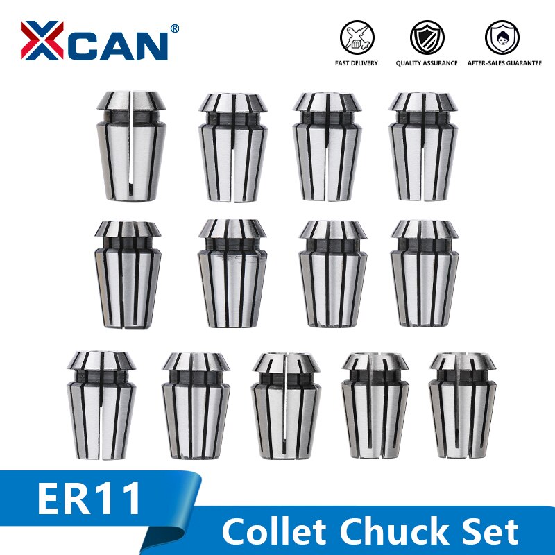 XCAN Spring Collet ER 11 Collet Chuck for CNC Milling Cutter Engraving Machine Spindle Motor Precision Chuck Lathe Tool Holder
