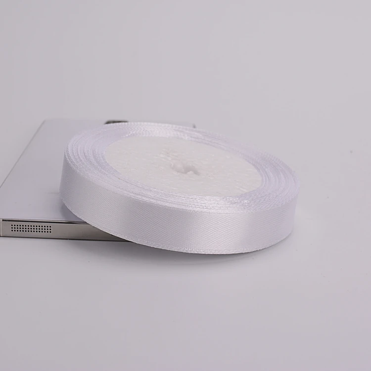 Cinta de tela satinada de poliéster blanco para decoración de tartas, cintas para envolver pasteles, accesorios de bricolaje, 6mm-50mm, 25 yardas: Zinc envejecido