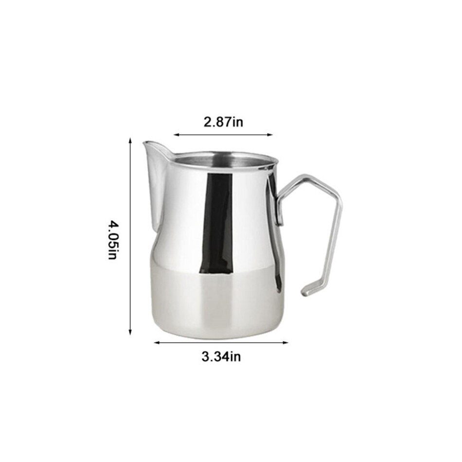 350/500/750 Ml acier inoxydable pot à lait expresso tasses café mousseur tasses italien Latte Art lait mousseur cruche pichet tasse: 500ml
