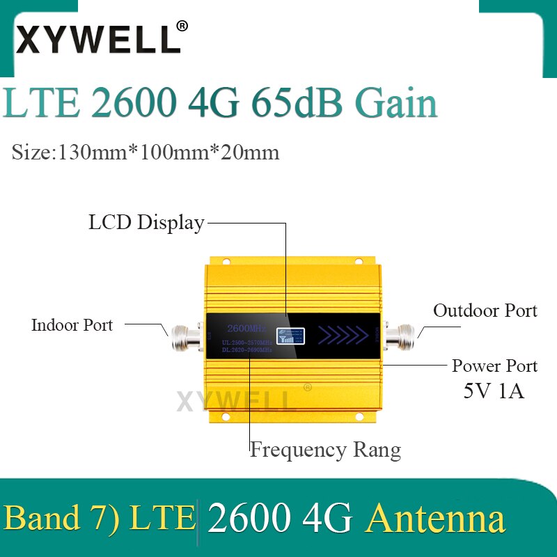 FDD LTE 2600mhz Band 7 4G Signaal Booster 2600mhz Gsm gsm Signaal Booster 4G LTE 2600 netwerk Cellulaire Signaal Repeater
