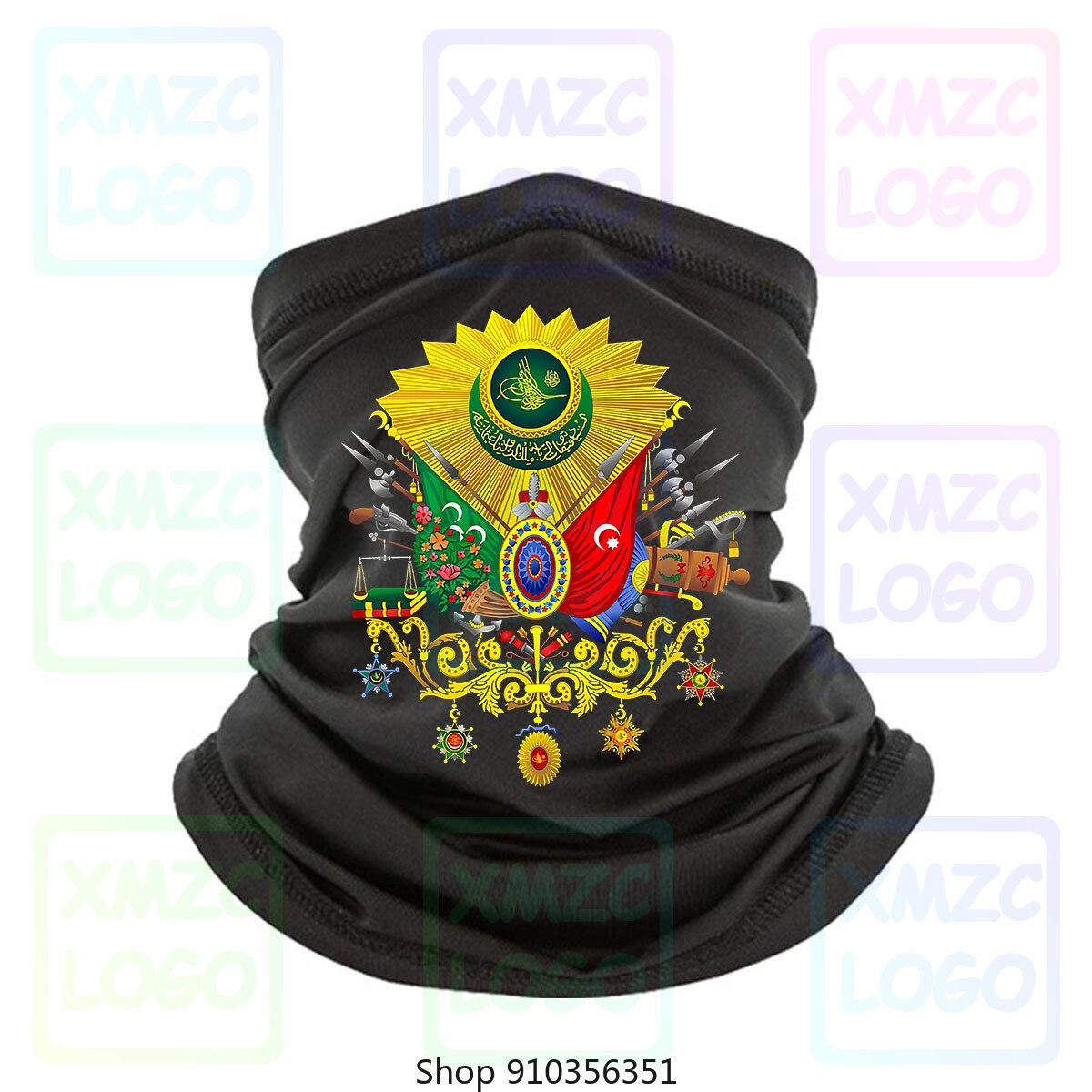 Coat Of Arms - Sultan Abdulhamid Ii - Ottoman Empire Bandana Sultan Abdulhamid Abdul Hamid Abdulha