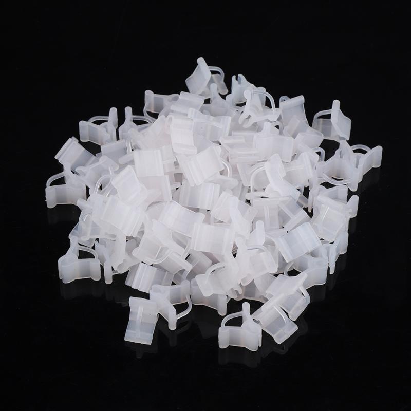 100 stuks groente- en fruitboomzaailingenkwekerij plastic planten entclips tuingereedschap entclips plantenclip