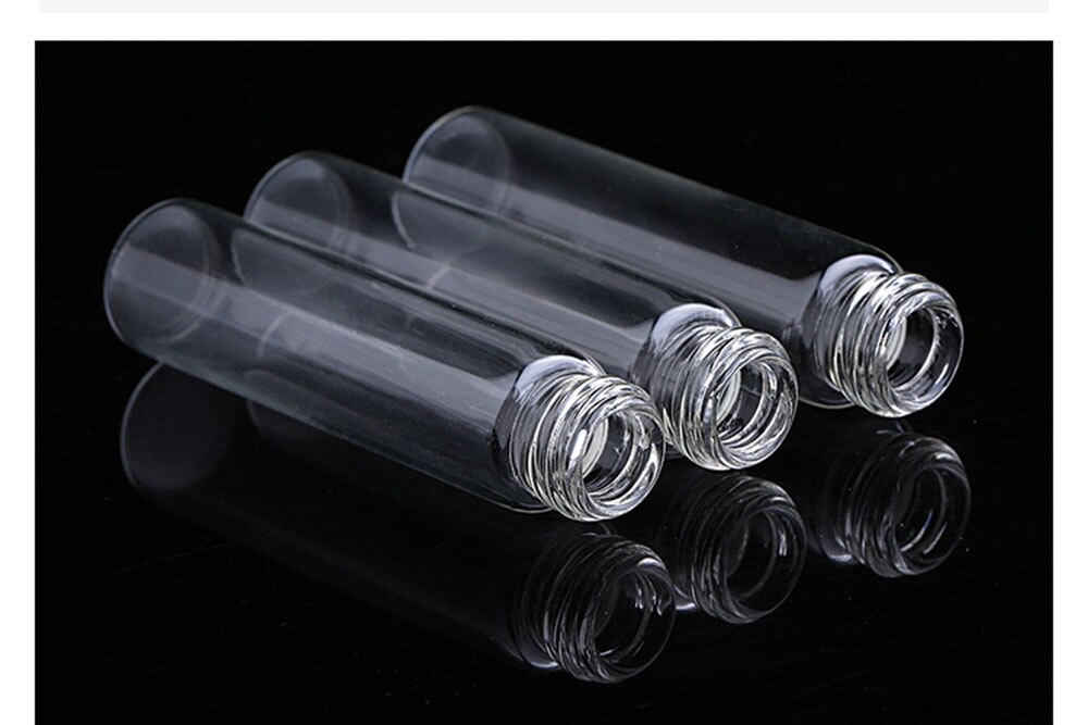 2ml 3ml 5ml 10ml klar tom glass sprayflaske prøveglass hetteglass bærbar mini parfyme forstøver gjenfyllbar