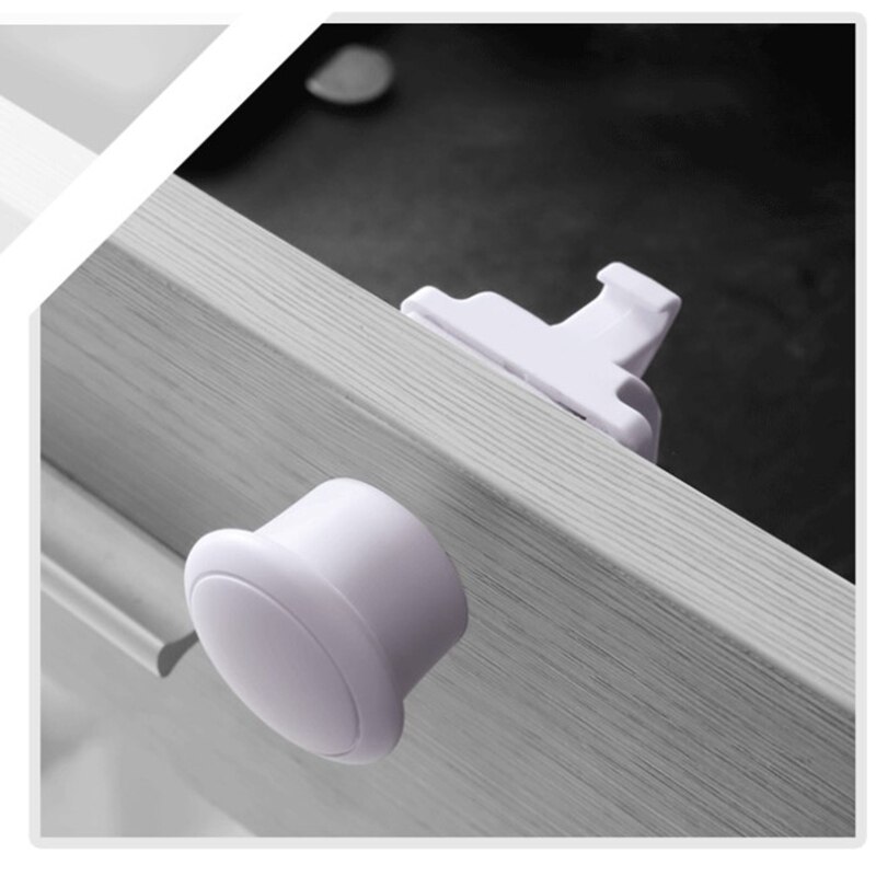 12 Sloten + 2 Sleutels Baby Veiligheid Kabinet Sloten Kind Proof Kabinet Sloten Zijn Eenvoudig Te Installeren Geen Boor Gereedschap of Schroeven