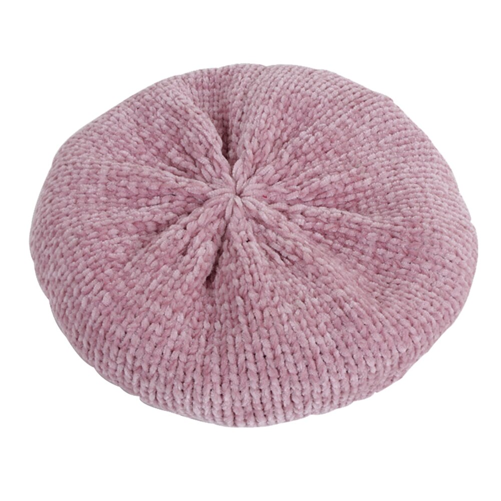 Baby Mädchen Weiche Baskenmützen Hütte Klassische Französisch Stil betroffen Winter Herbst Warme Hütte Kleinkind freundlicher Feste Baskenmützen Kappen Für 1-6Y: Rosa