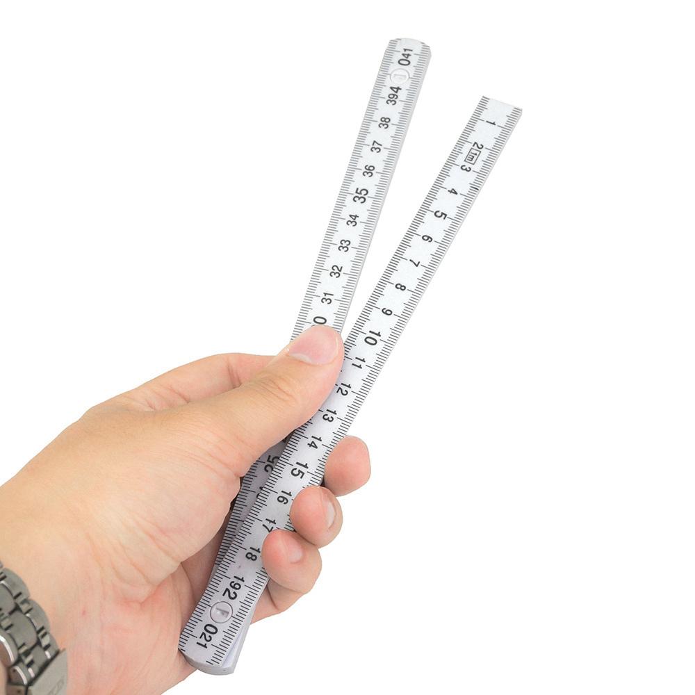1 Meter Slide Five-Parts Fold Up Rulers Folding Versatile Inside Reading Carpenter's Ruler Education Meter