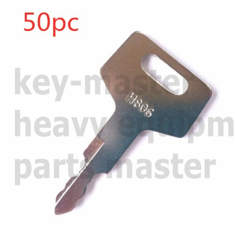 50pc nøgler til takeuchi holland gravemaskine kasse gehl track minilæsser  h806