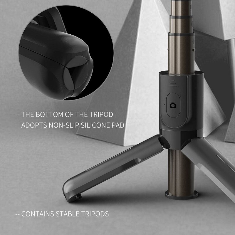 Amazlife mini tragbarer kabelloser selfie-stick mit stativ und fernbedienung für iphone, samsung und android-smartphones