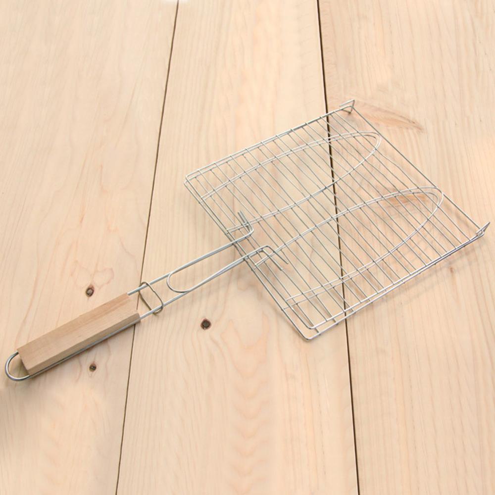 Barbecue Grillen Matten Vis Clip Draagbare Bbq Grillen Mand Rvs Barbecue Vis Clip Net Outdoor Camping Gereedschap L3