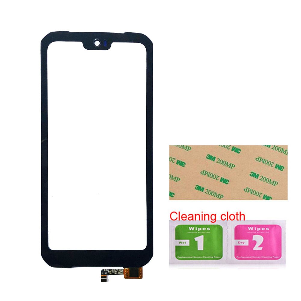 Voor Doogee S68 Pro Touch Screen Digitizer Sensor Glas Panel Vervanging Vergadering Onderdelen: Black
