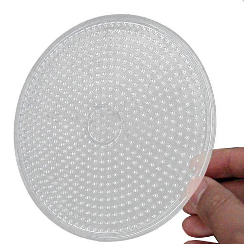 Grand carré hexagone rond grand panneau perforé pour fusible perles enfants jouet: Circle