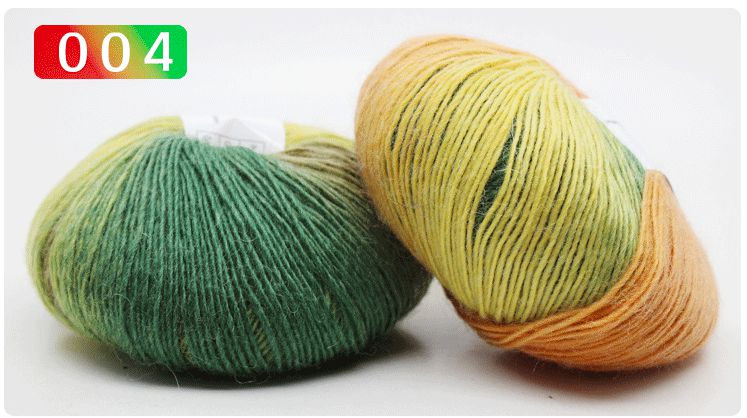 50g/Ball 180 Meter 100% Merino Wolle Häkeln Garn Dick Für Hand betroffen Regenbogen Raum Gefärbt Baby Garne Wolle Gewinde: 004