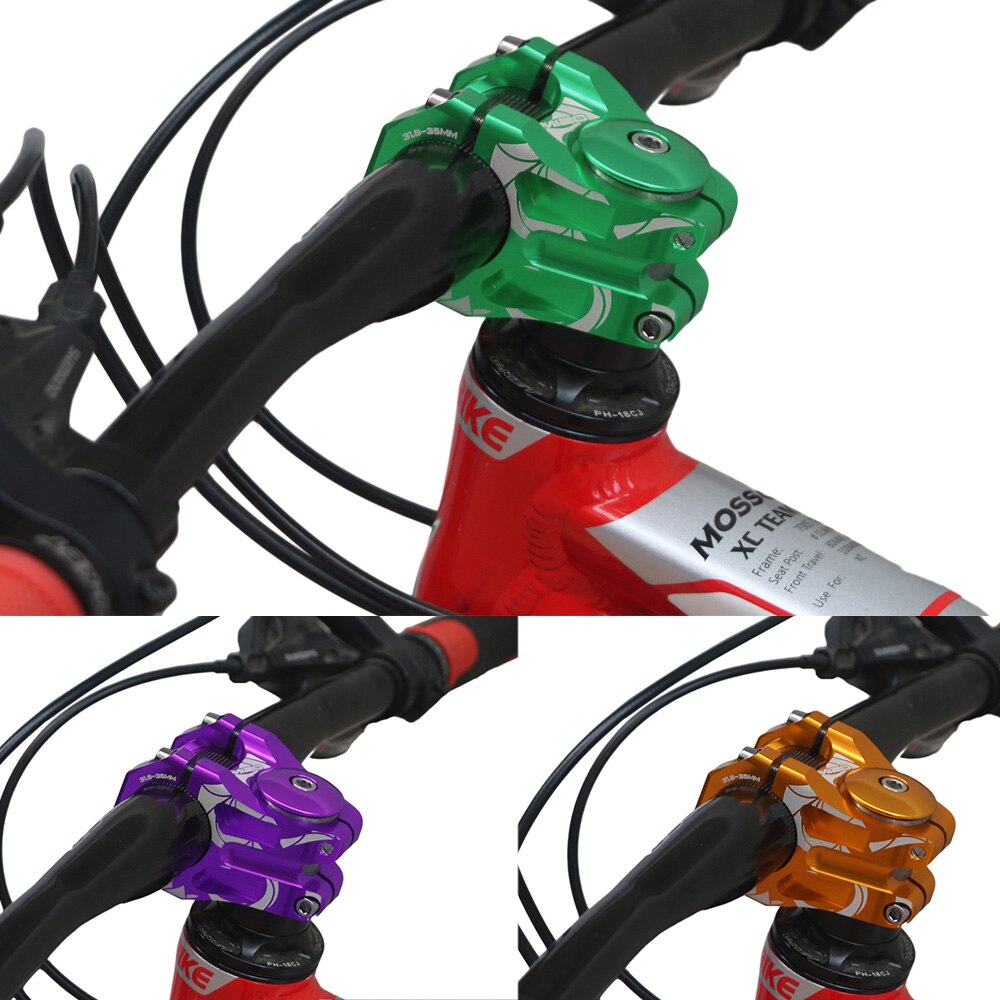 Potencia mtb Potencia Bicicleta Carretera Vástago corto para manillar de bicicleta de carretera, 0 grados, 31,8mm, DH, AM, FR, Enduro, 31,8mm, Steerer, 28,6