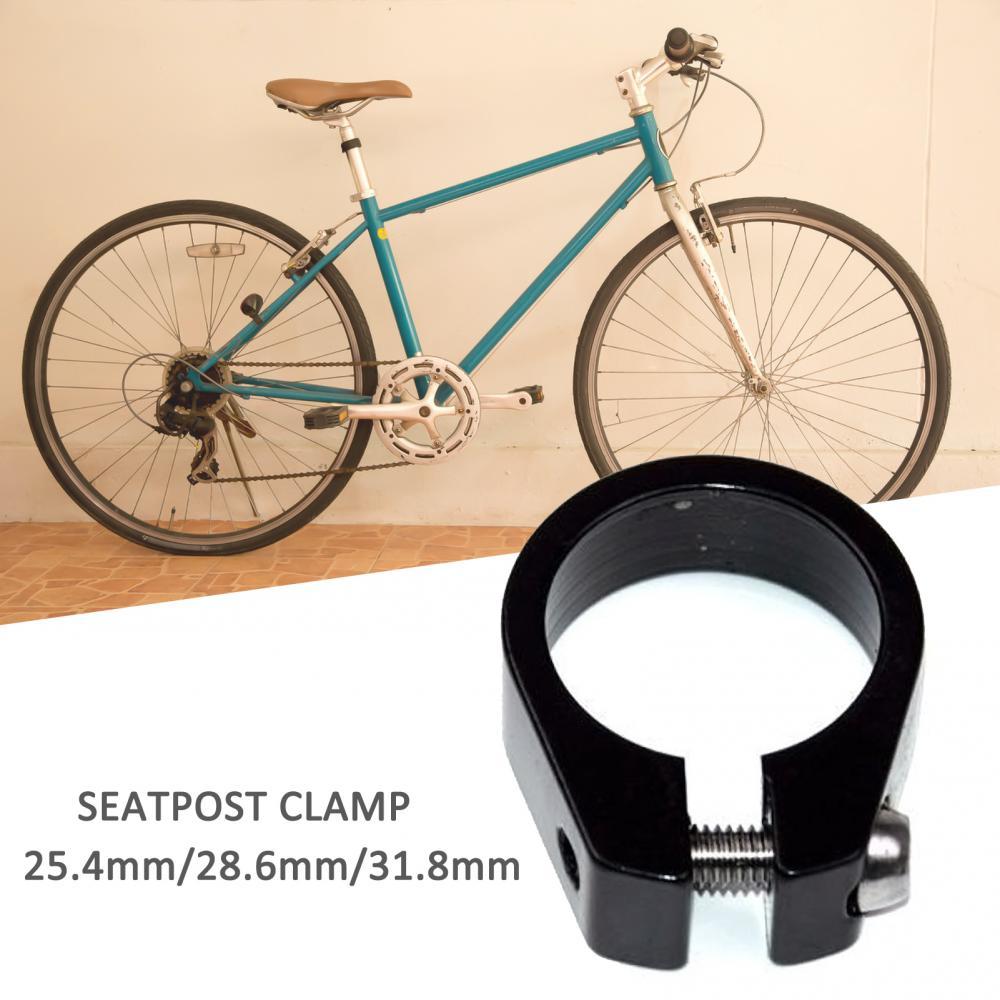 Abrazadera de aleación de aluminio para tija de sillín de bicicleta, tubo de asiento de bicicleta de montaña, 25,4mm/28,6mm/31,8mm