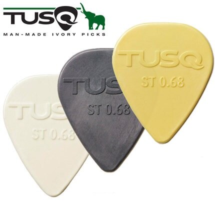 Tusq le médiator de guitare Original du Canada Plectrum fabriqué avec du matériel artificiel en ivoire médiator de basse, vendu par 1 pièce