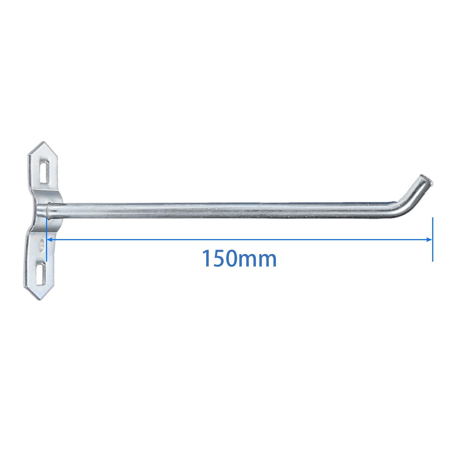 10pcs/lot Hole Board Hook Steel Oblique Hanger Hardware Tool Hammer/Pliers Wall Mount 25/50/75/100/150/200mm Storage Rack Garage: 150mm