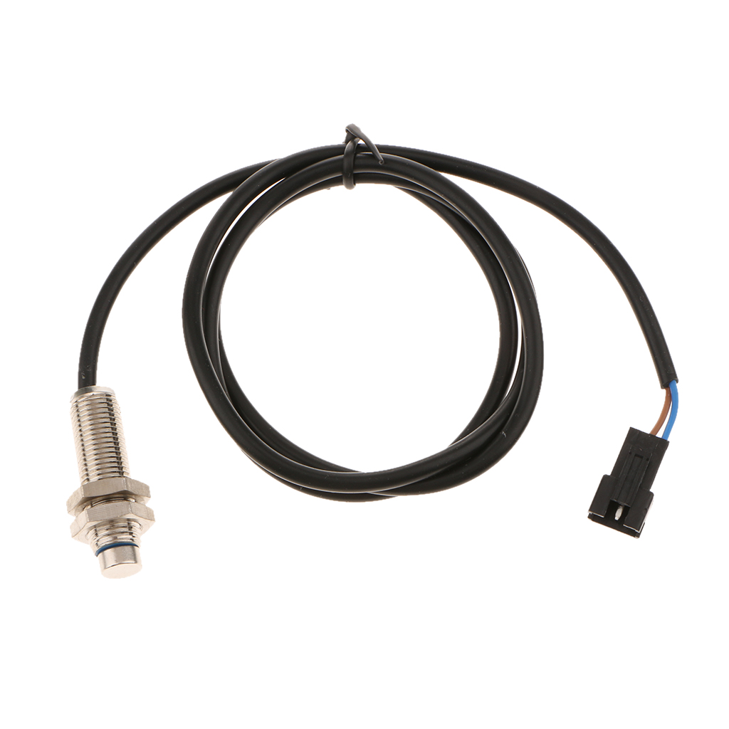 Motorcycle Speedometer Tachometer Gauge Digital Sensor Cable With 1 Magnet