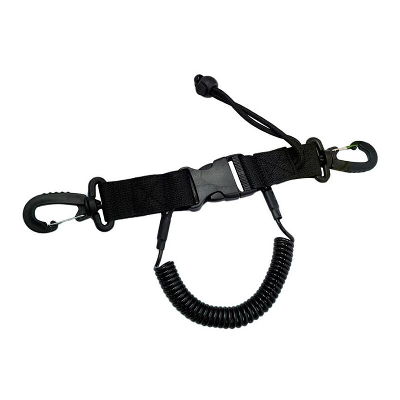 Lot De 5 Cordes De Pêche à Ressort Extensibles En Spirale Anti-perte - Cordon élastique Avec Boucle - Corde De Sécurité - Élasticité De Pêche,150cm