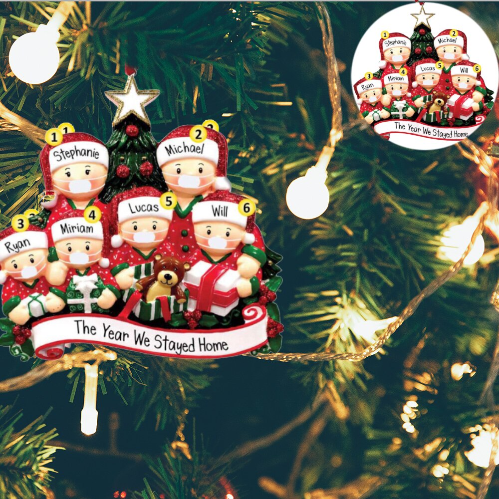 Mascarilla de Navidad para decoración de muñecas, máscara de Navidad para decoración colgante de muñecas, colgante para árbol de Navidad familiar, muñeco para el hogar