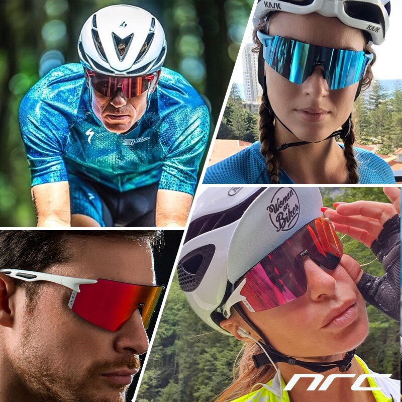 NRC Hiking Glasses Sports Glasses Cycling Sunglasses Outdoor Men UV400 Riding Bicycle Goggles MTB Driving Woman Hiking Eyewear