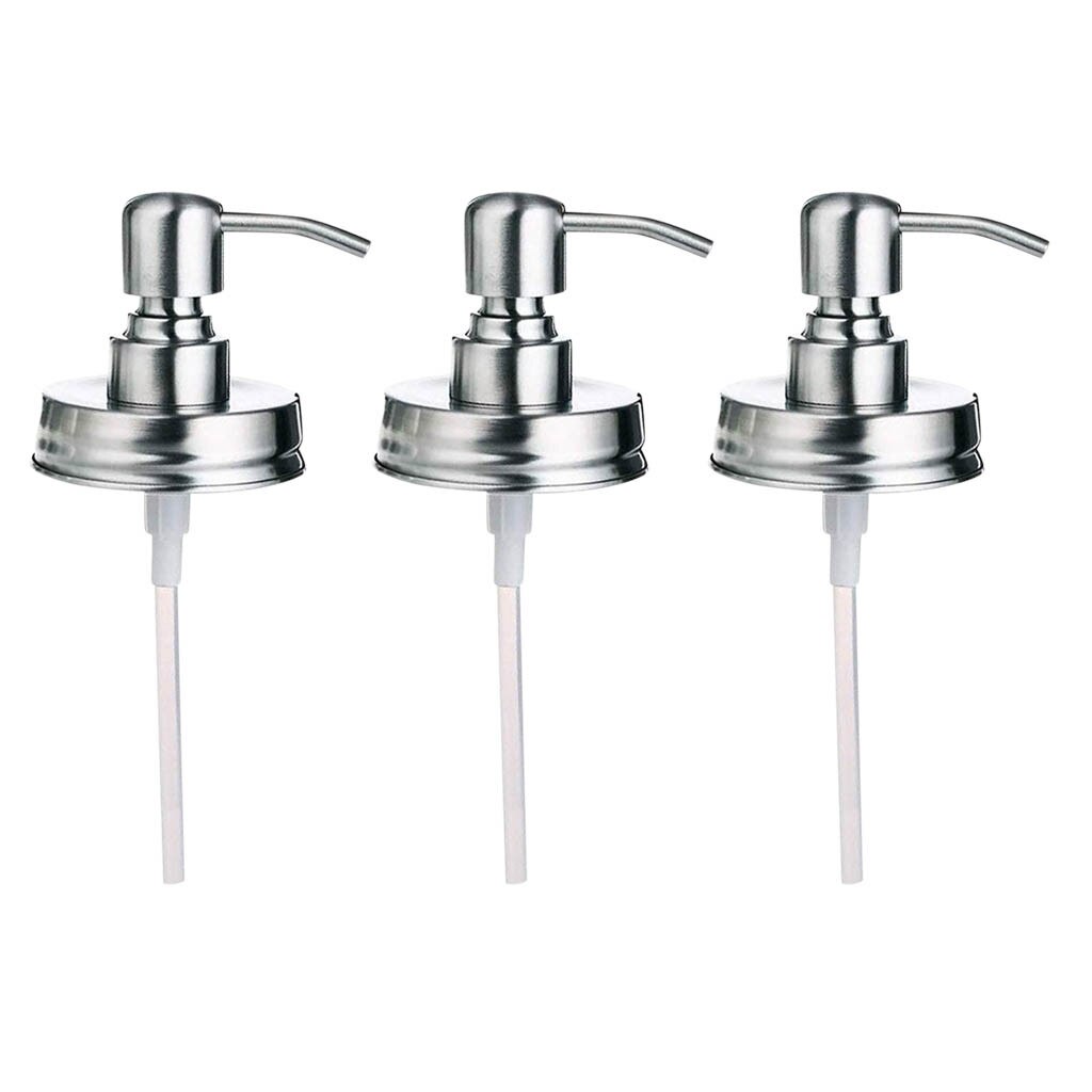 Boquilla dispensadora de jabón Universal de acero inoxidable Cabezal de presión