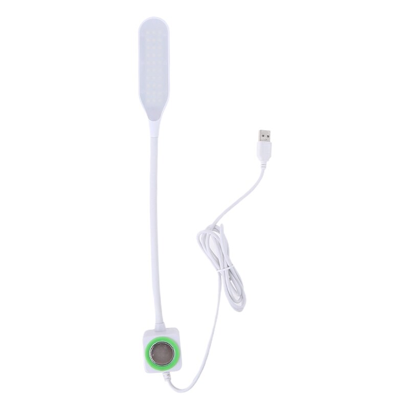 Touch USB LED Lamp Magnetic Base 3 Brightness Extra Long Flexible Gooseneck Dimmable Light for Sewing Machine Machinist: Default Title