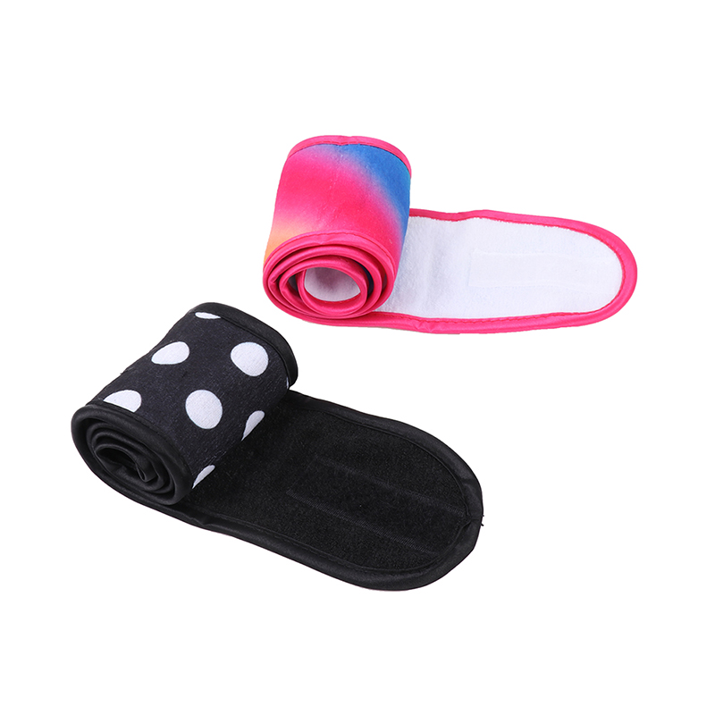 Bandeau de maquillage large et réglable, extensible, pour Salon de coiffure, SPA, pour le visage, serviette, bonnet de douche, accessoires de maquillage