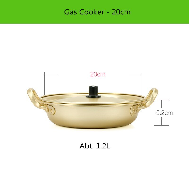 Ramen Topf Nudel Herde Aluminium Koreanische sofortig-nudeln Topf: hell 20cm