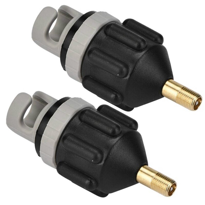 2Pcs Inflatable Boat Pump Adapter Inflating Boat Valve Adapter Air Valve Adapter for Inflating Boat Outdoor