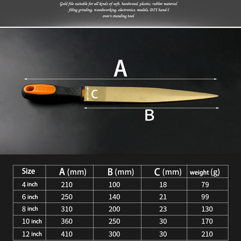 Wood Carving Files Rasp Wood File Rubbing Knife Fine Tooth Double-Sided File For Woodworking Carpenter Multi Polishing Tools