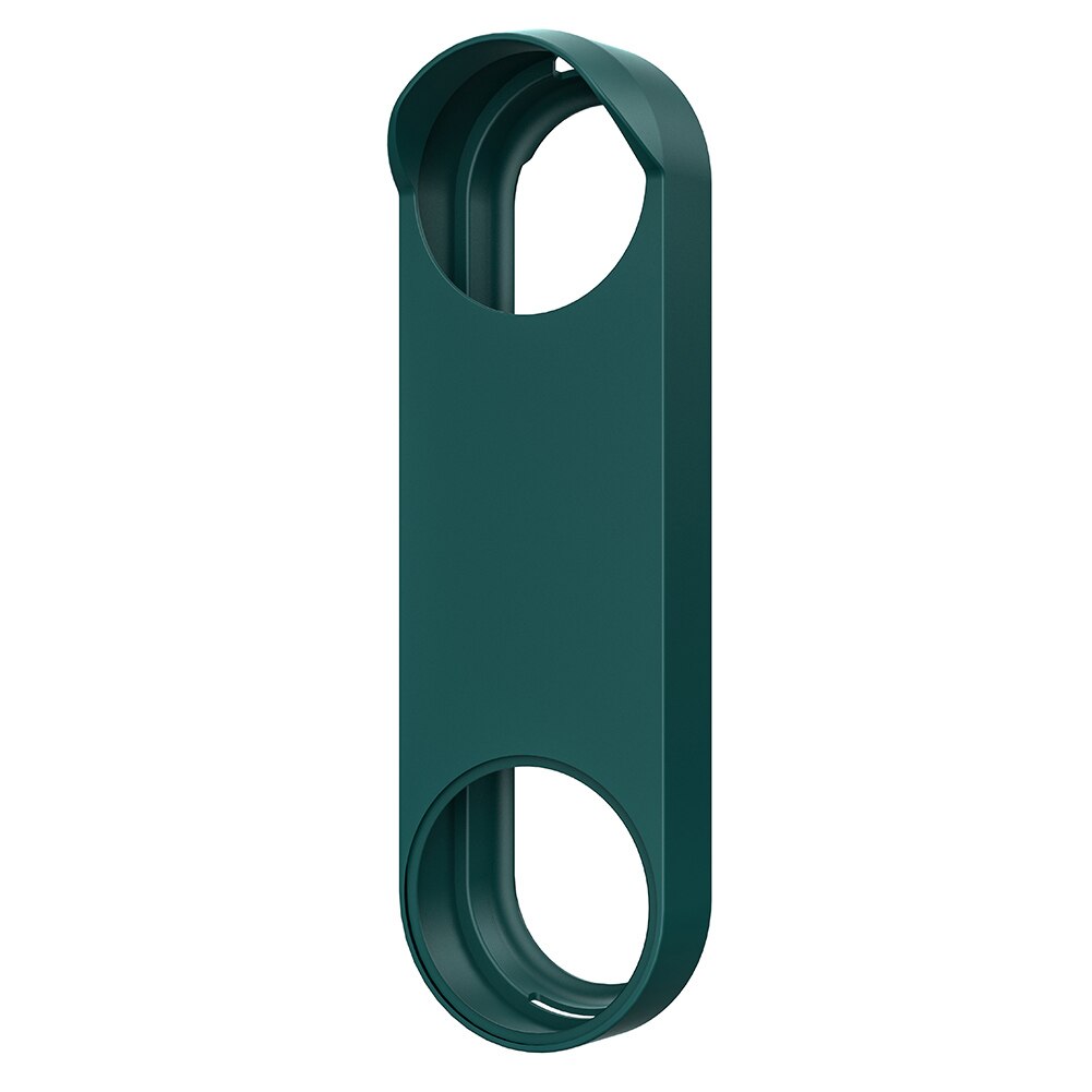 Silicone Case for Google Nest Doorbell Protective Cover Waterproof Dustproof Silica Cover for Google Nest Doorbell Battery Model: Green