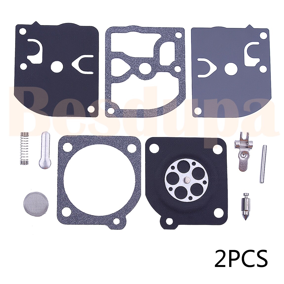 Conjunto de reconstrucción de carburador Junta diafragma RB-39 para McCulloch Castor ansioso , , , 2116 35cc 32cc motosierra motores carbohidratos