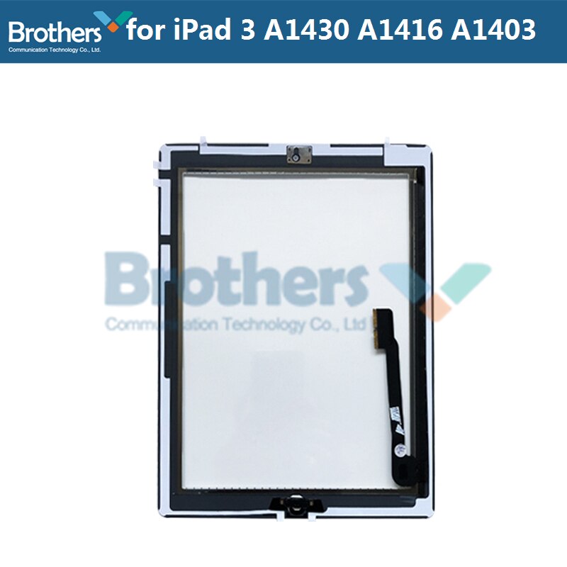 9,7 Tablet-Panel Für iPad 3 A1416 A1430 A1403 Digitizer Glas Sensor Montage mit Home Button Für iPad 3 Bildschirm replecement Top