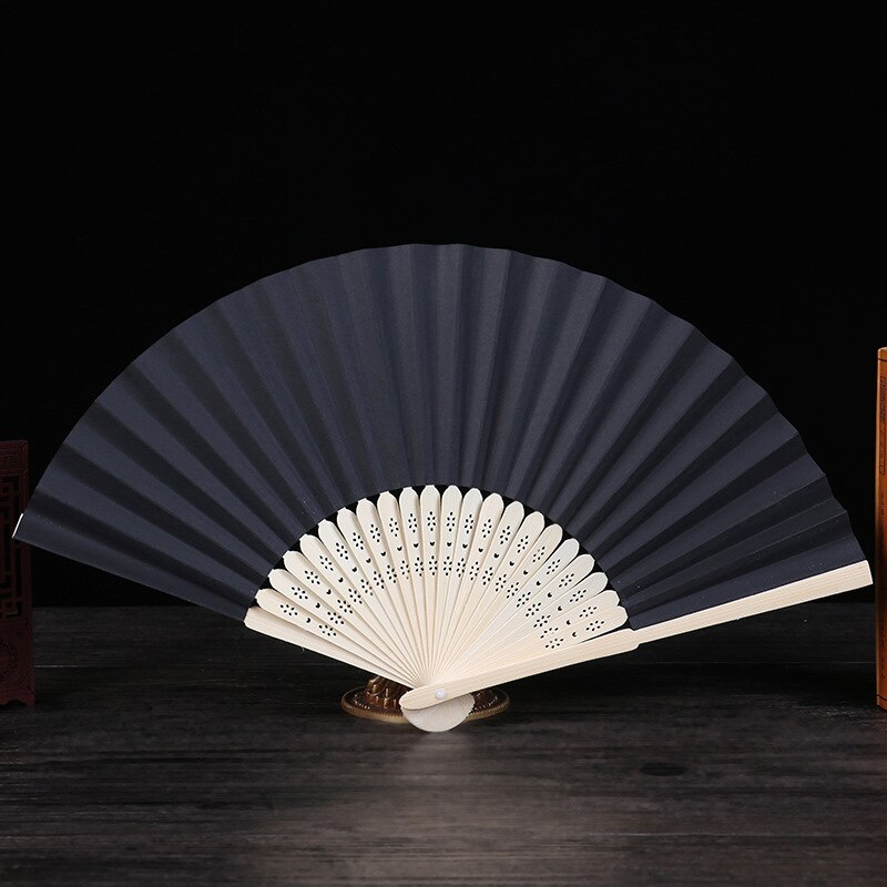 10 Pcs / Lot Pattern Folding Dance Paper Hand Fan Wedding Party DIY Favors