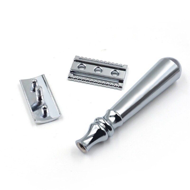 Adjustable Shaving Razor Double Edge Alloy Manual Handle Shaver Men Face Razor Shave Tool Kit