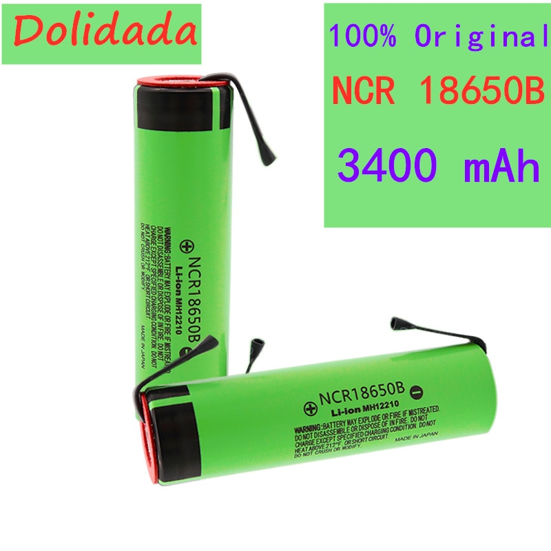 30Pcs 100% Originele NCR18650B 3.7V 3400Mah 18650 Oplaadbare Lithium Batterij Voor 18650 Batterij + Diy Nikkel Stuk