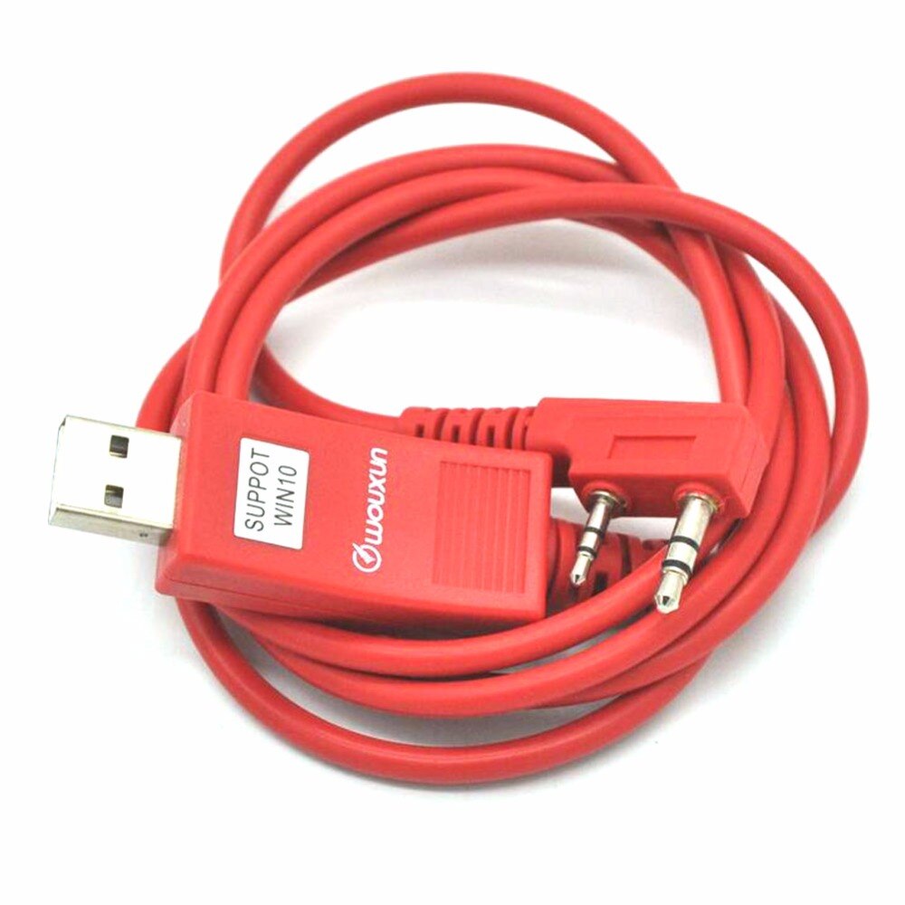 WOUXUN – câble de programmation USB Original pour toutes les radios avec prise K1, pour KG-UVD1P KG-UV6D KG-UV8D KG-UV899 KG-UV9D PLUS