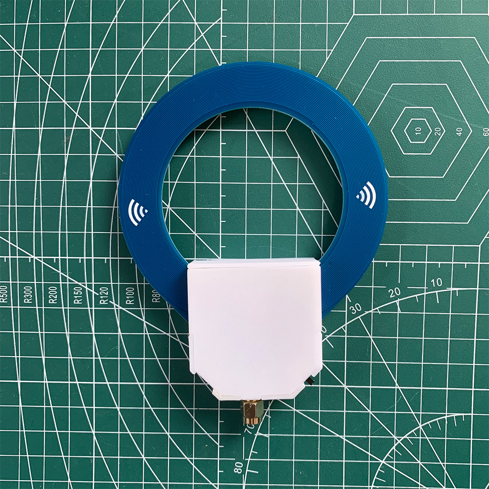 9.9KHz-181MHz Small Ring BB Antenna Portable MW SW Loop Antenna Mini Loop Antenna for Radio Malachite Receiver TEF6686 Receiver