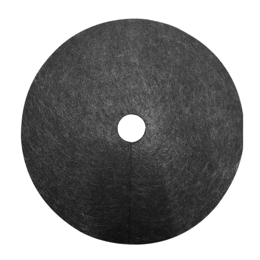 10Pcs Black Biodegradable Non-Woven Vegetable Garden Plants Grow Films Protection Cover Greenhouse Perforated Mulch