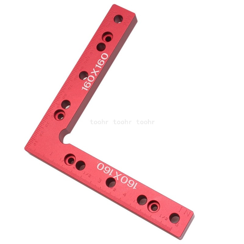 woodworking 90 degree L-shaped auxiliary fixture Aluminum square Positioning ruler measuring gauge wood carpenter DIY tools