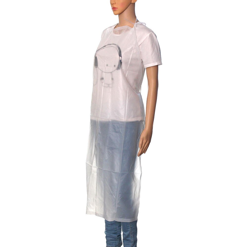 Tablier en PVC Transparent étanche, pour la cuisine, le ménage, le nettoyage de Restaurant, la boucherie